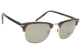 Serengeti Alray 8945 (Shiny Wood Grain / Shiny Silver) Gepolariseerd