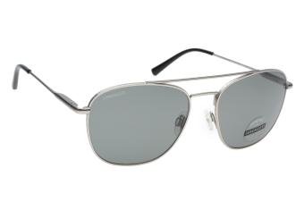 Serengeti Carroll Large SS598001 (Matte Silver) Gepolariseerd