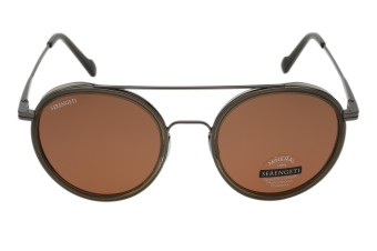 Serengeti Geary SS526006 (Dark Gunmetal - Crystal Khaki) Gepolariseerd