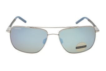 Serengeti Tellaro SS045001 (Gunmetal/Matte Blue Temple Tips) Gepolariseerd