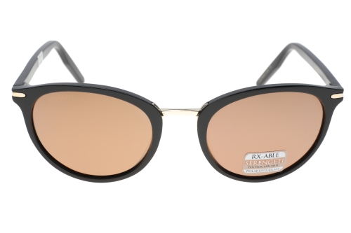 Serengeti Elyna 8846 (Shiny Black) Gepolariseerd, Spiegelcoating