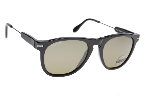 Serengeti Amboy SS530001 (Shiny Black) Gepolariseerd