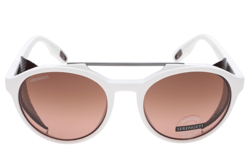 Serengeti Leandro Glacier (Matte White) Gepolariseerd