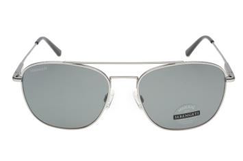 Serengeti Carroll Large SS598001 (Matte Silver) Gepolariseerd