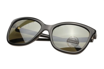 Serengeti Agata SS001003 (Shiny Black) Gepolariseerd