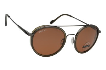 Serengeti Geary SS526006 (Dark Gunmetal - Crystal Khaki) Gepolariseerd