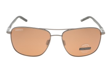 Serengeti Spello SS044002 (Dark Gunmetal / Matte Black Temple Tips) Gepolariseerd