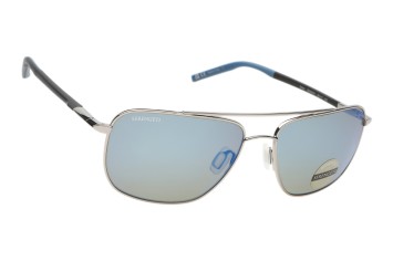 Serengeti Tellaro SS045001 (Gunmetal/Matte Blue Temple Tips) Gepolariseerd